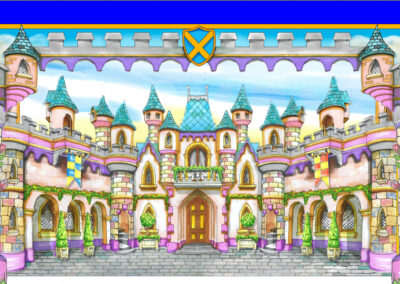 castle courtyard composite